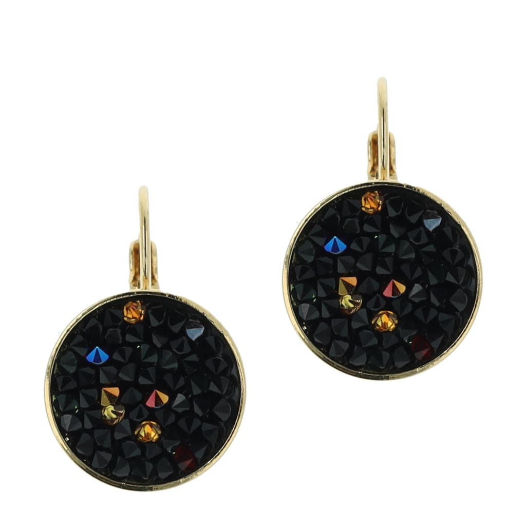 Otazu gold plated oorbellen met Swarovski Kristallen Sparkle