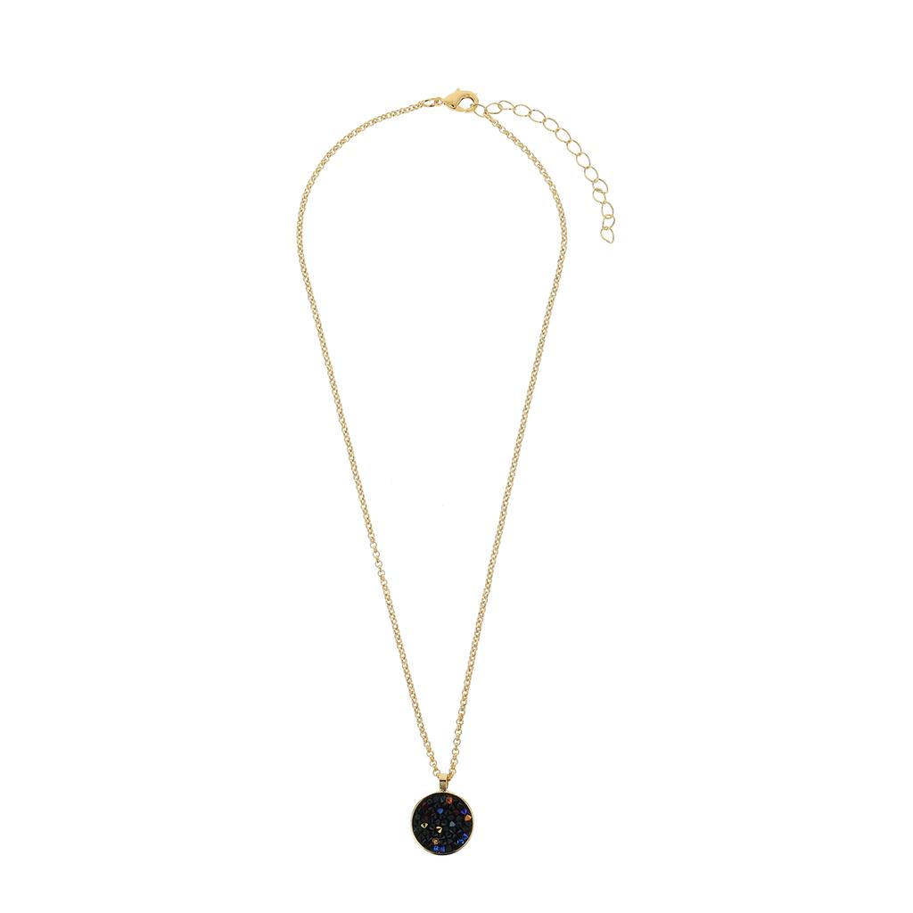 Otazu gold plated ketting met Swarovski Kristallen Sparkle