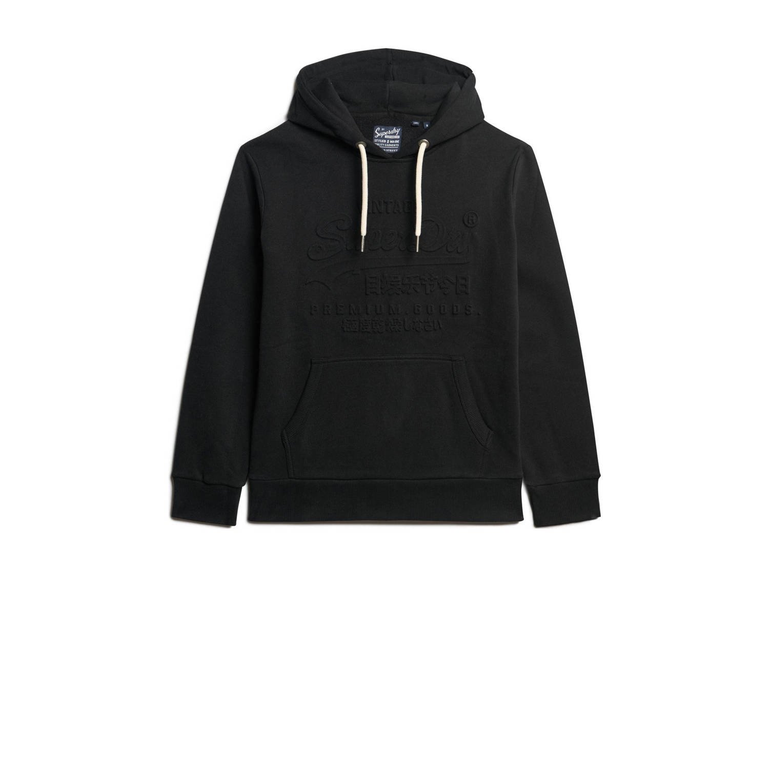 Superdry hoodie zwart