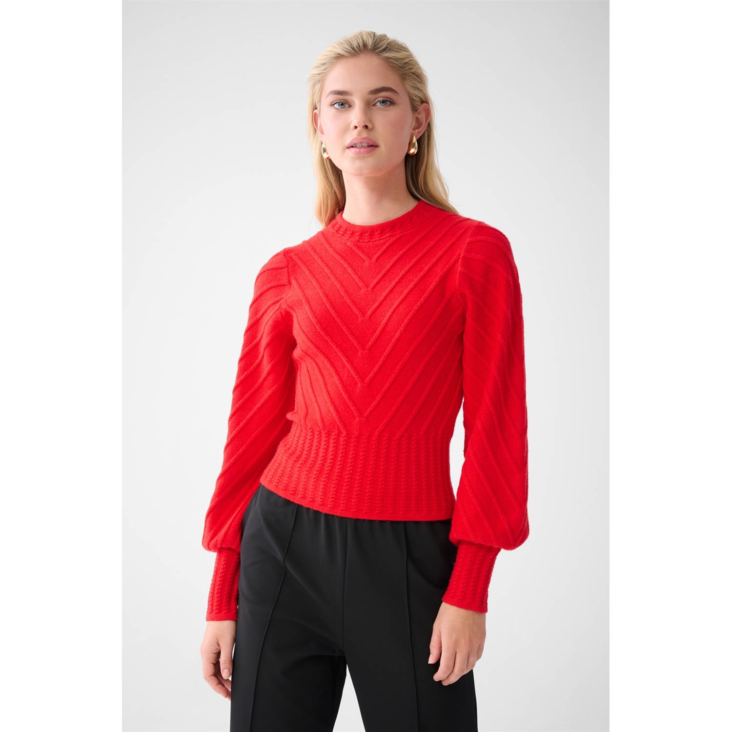 Shoeby gebreide trui rood