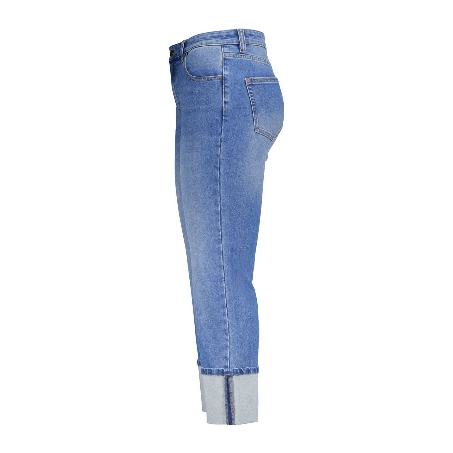 MS Mode regular straight leg jeans medium blue denim