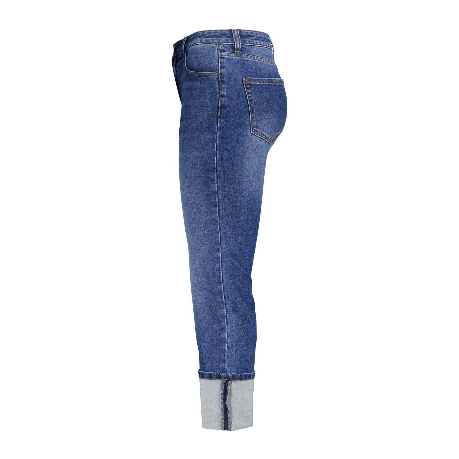 MS Mode regular straight leg jeans dark blue denim