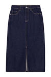 Dark blue denim
