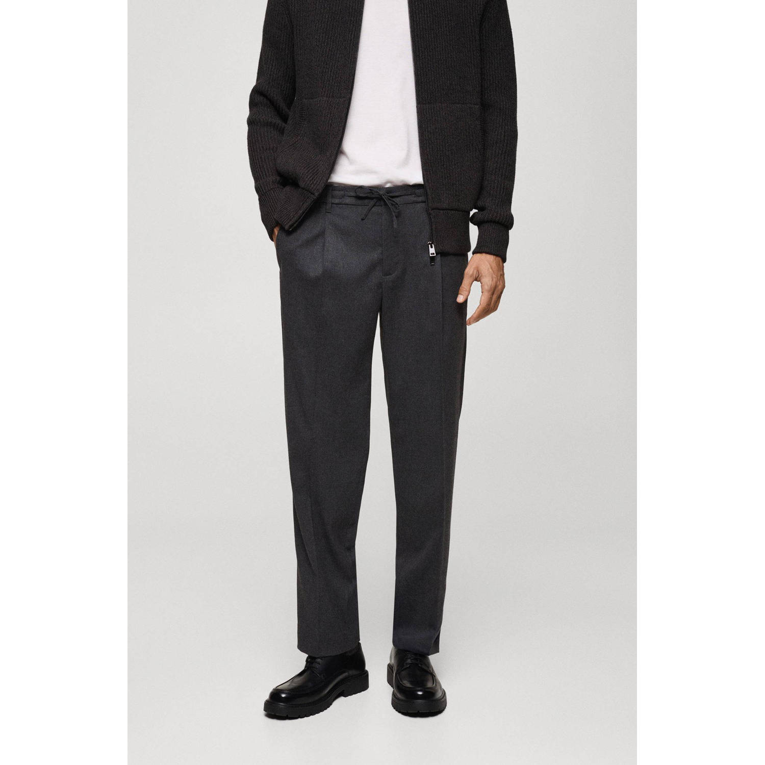 Mango Man regular chino grijs
