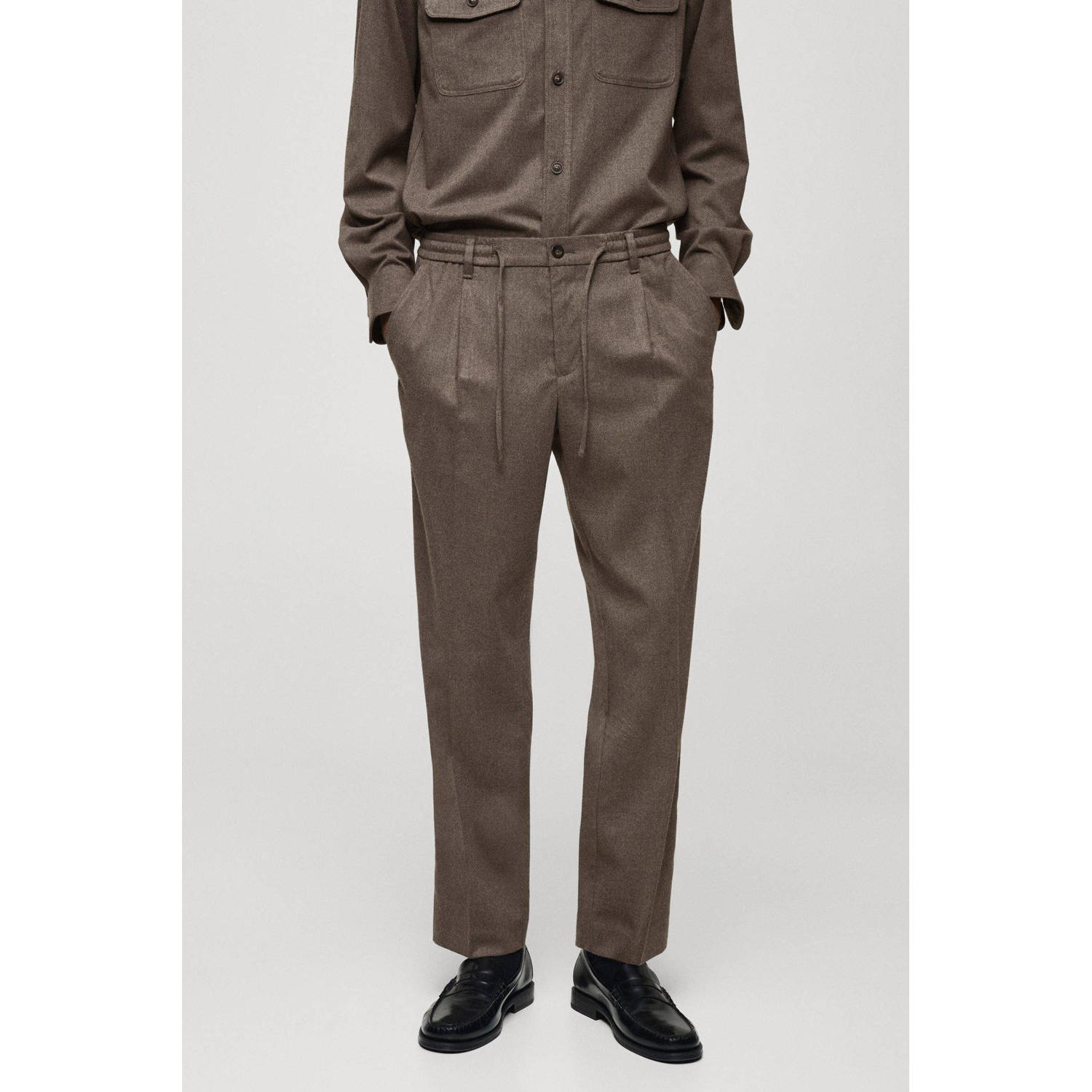 Mango Man regular chino bruin