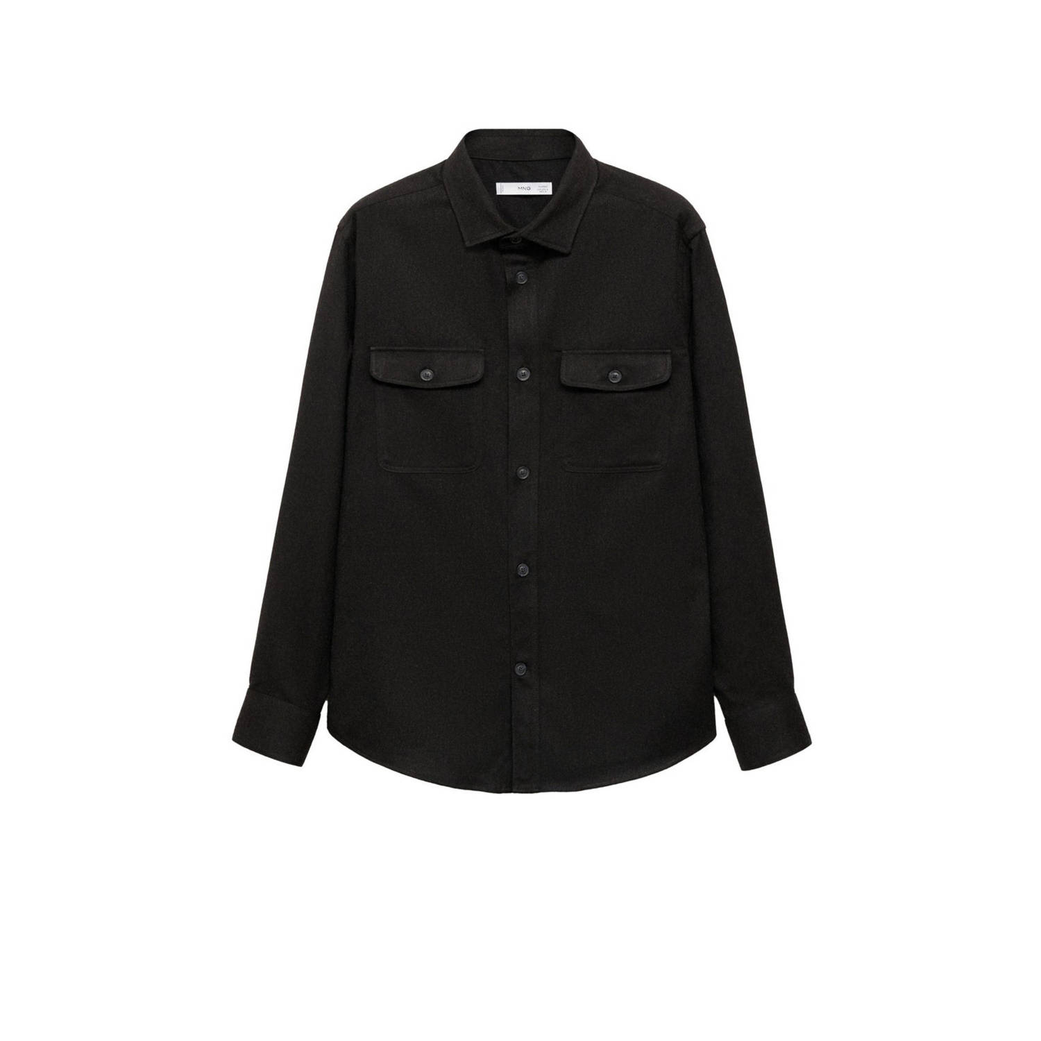 Mango Man overshirt grijs