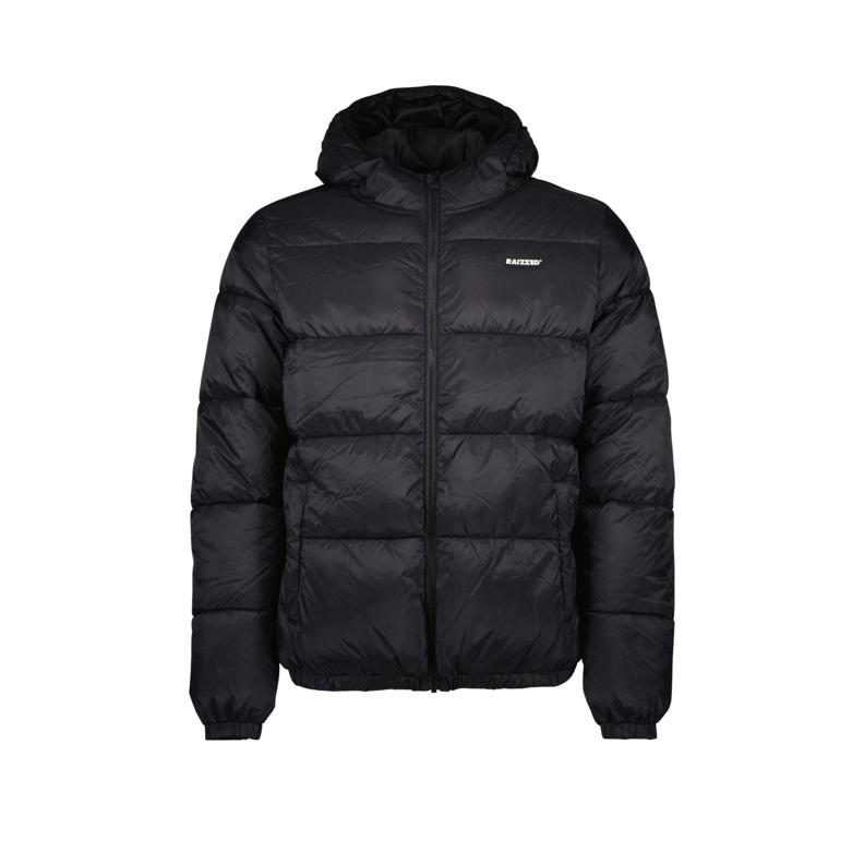 Tommy Hilfiger gewatteerde winterjas GLOSSY PUFFER donkerblauw | wehkamp