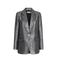 Esqualo rechtvallende blazer zilver