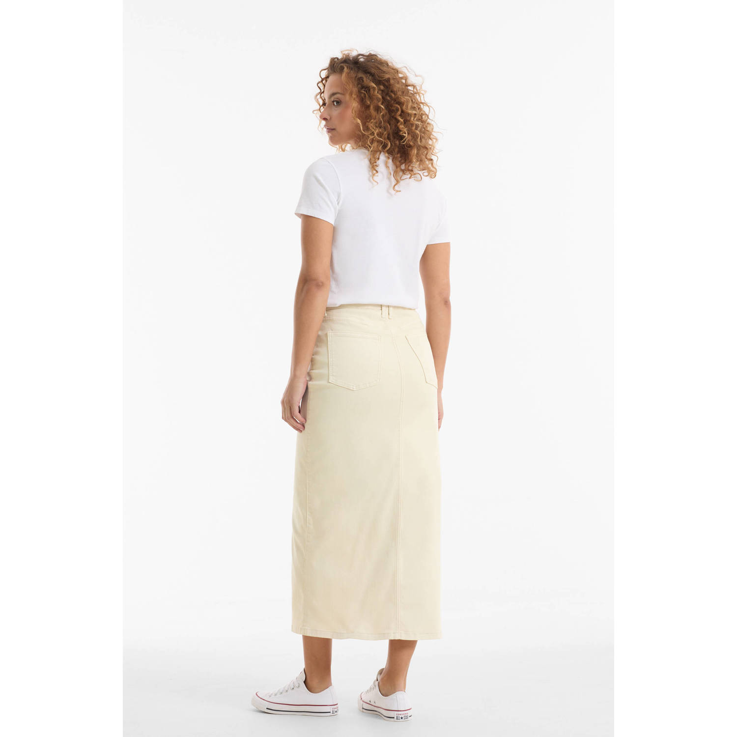 anytime denim rok ecru