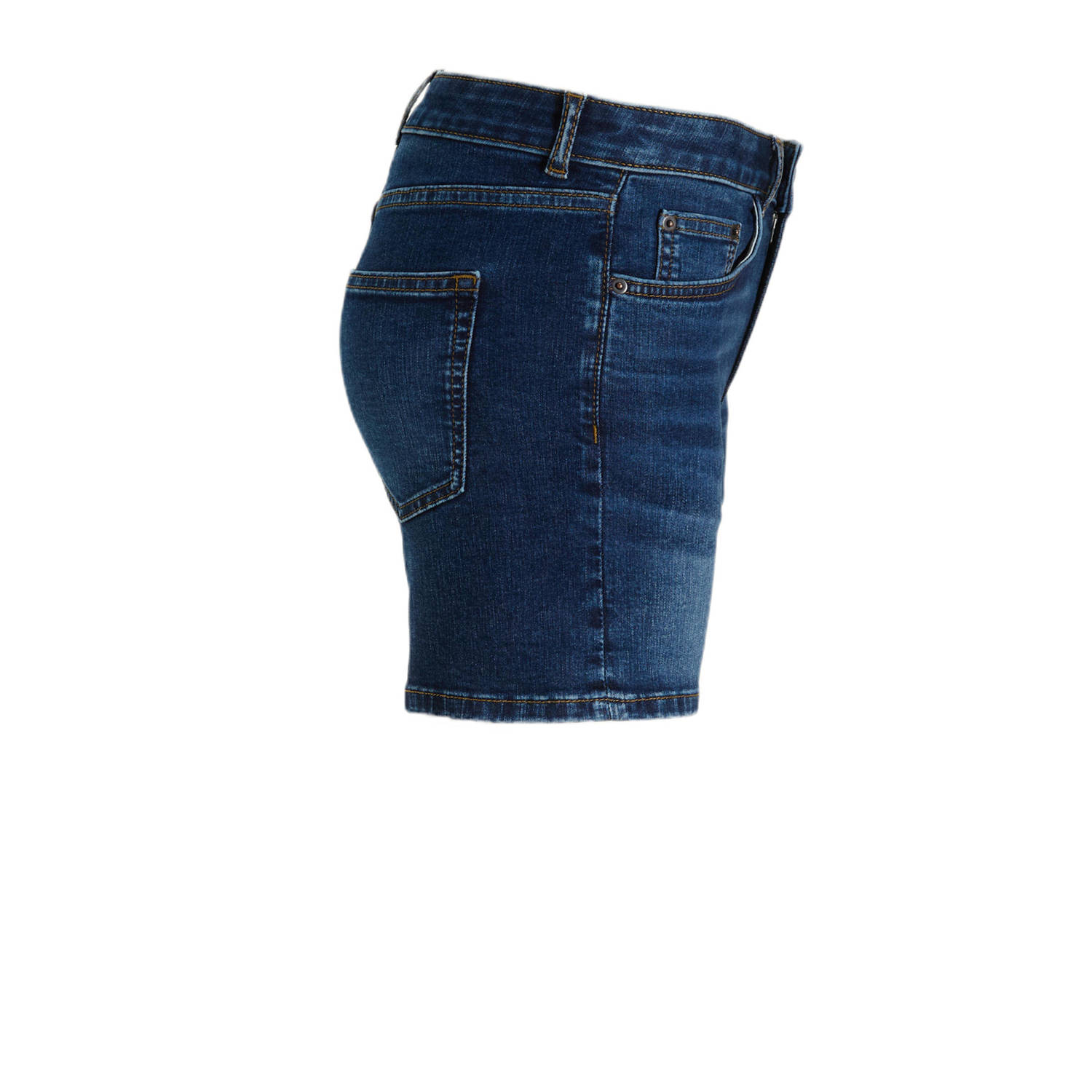 anytime denim short blauw