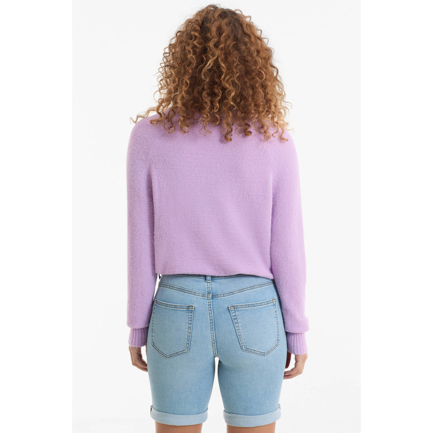 anytime denim short lichtblauw