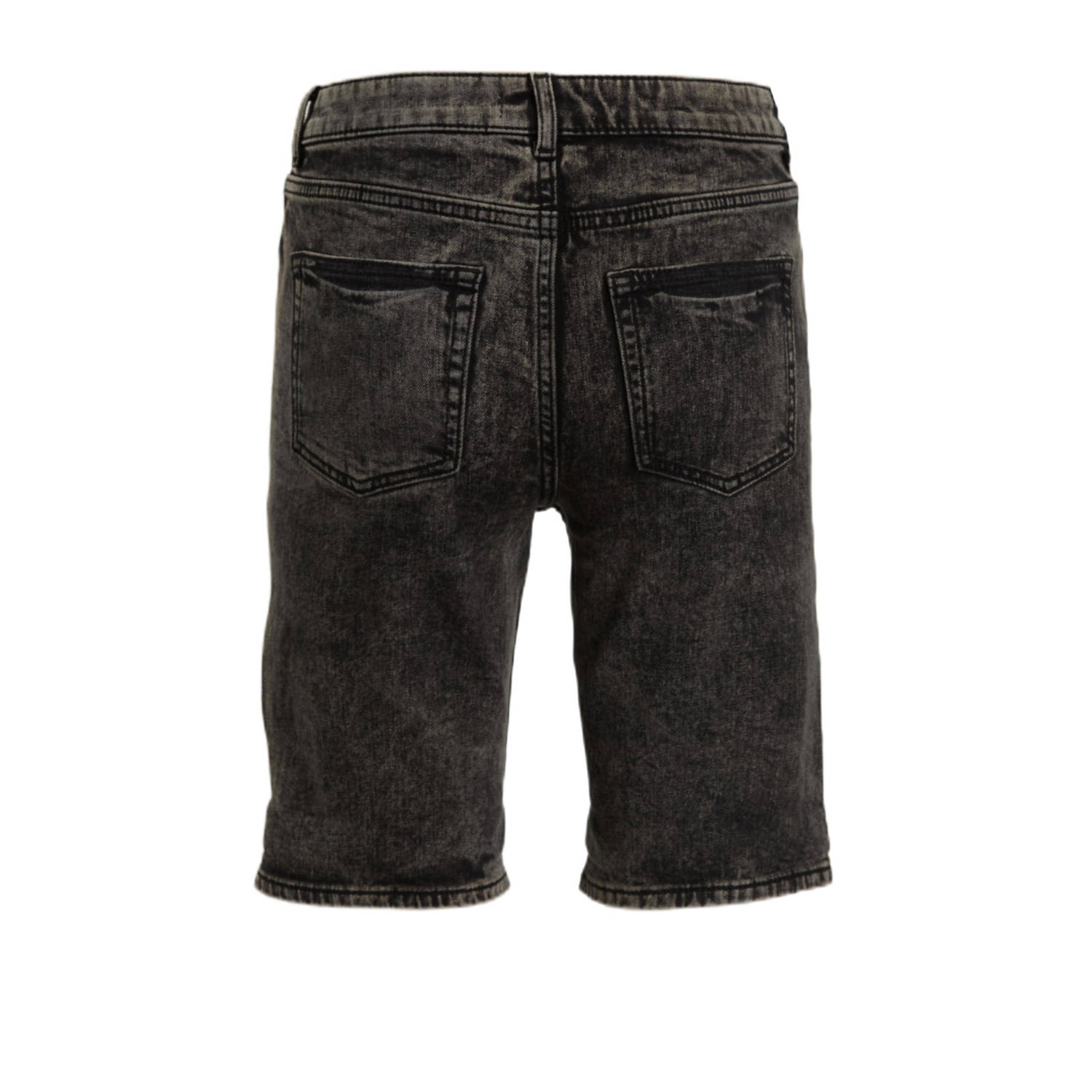 anytime denim short grijs