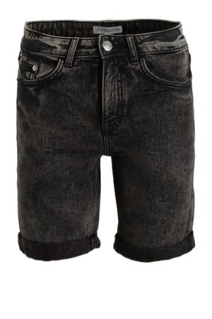 denim short grey
