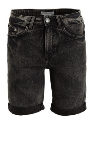 denim short grey
