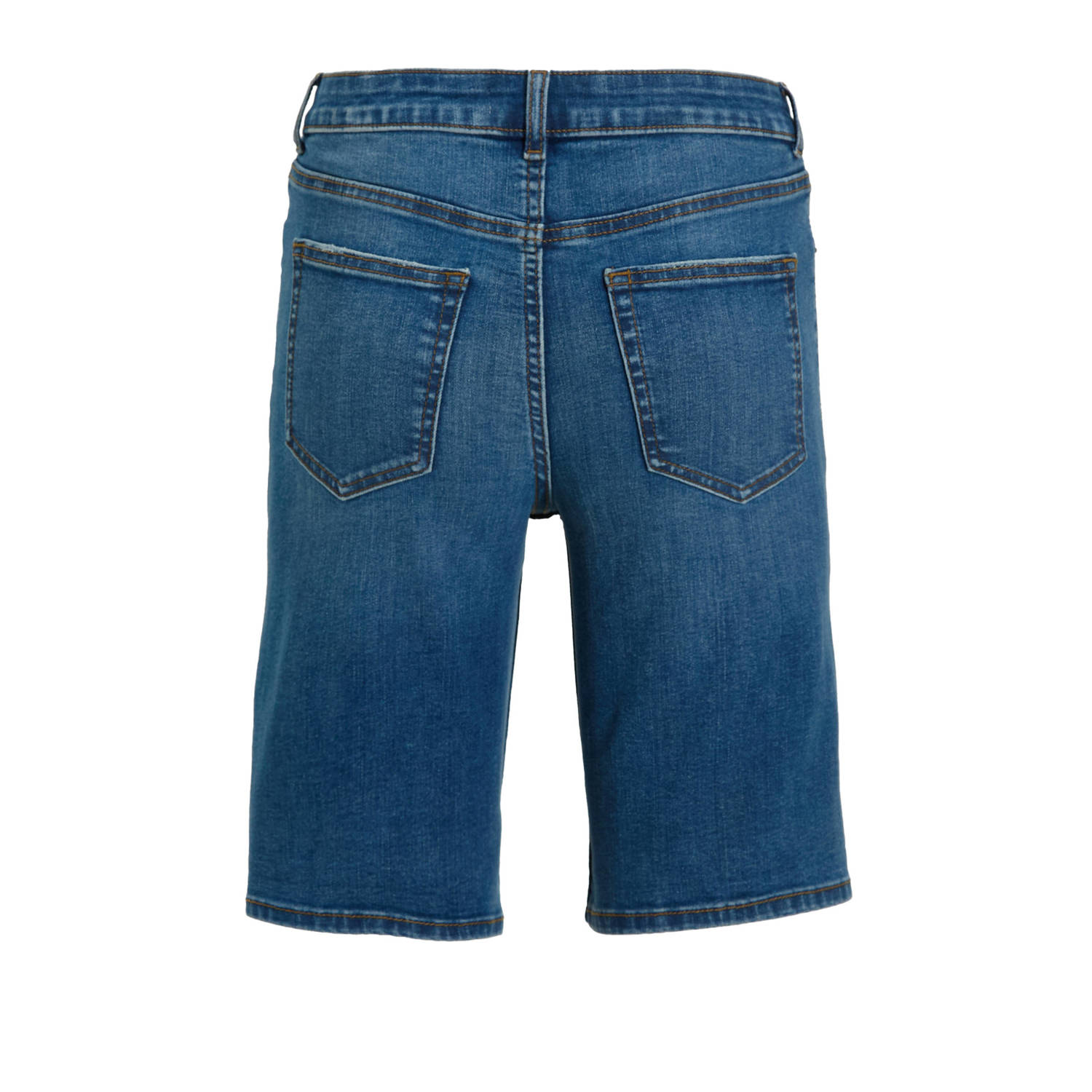 anytime denim short blauw