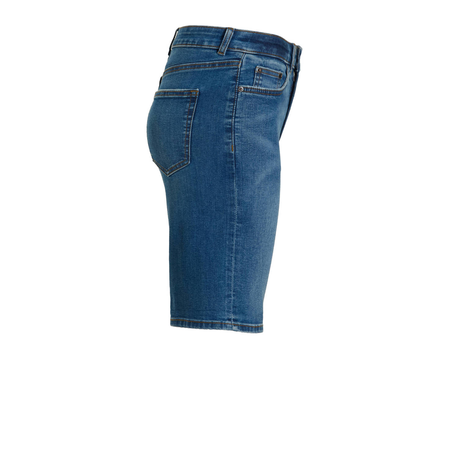 anytime denim short blauw