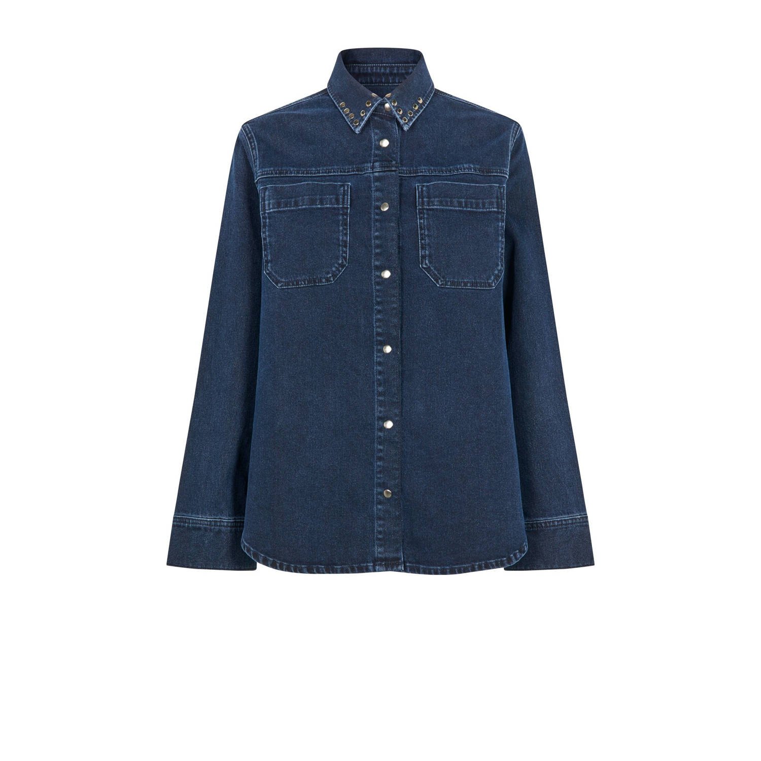 Modström blouse dark blue denim