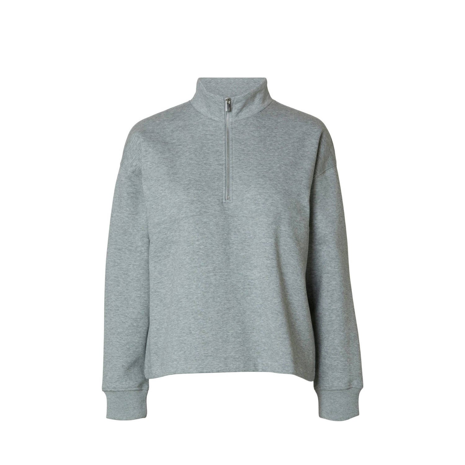 SELECTED FEMME sweater grijs