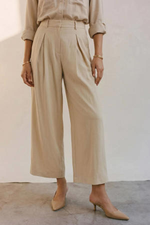 straight broek ecru