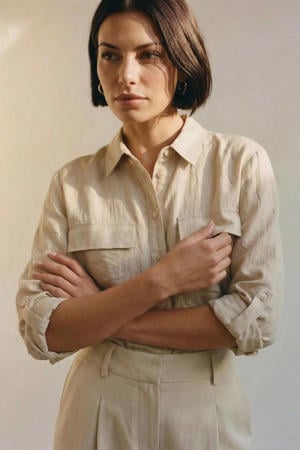 blouse - ecru