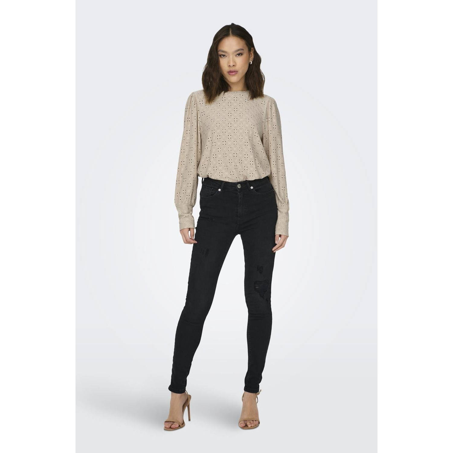 JDY top CATHINKA beige