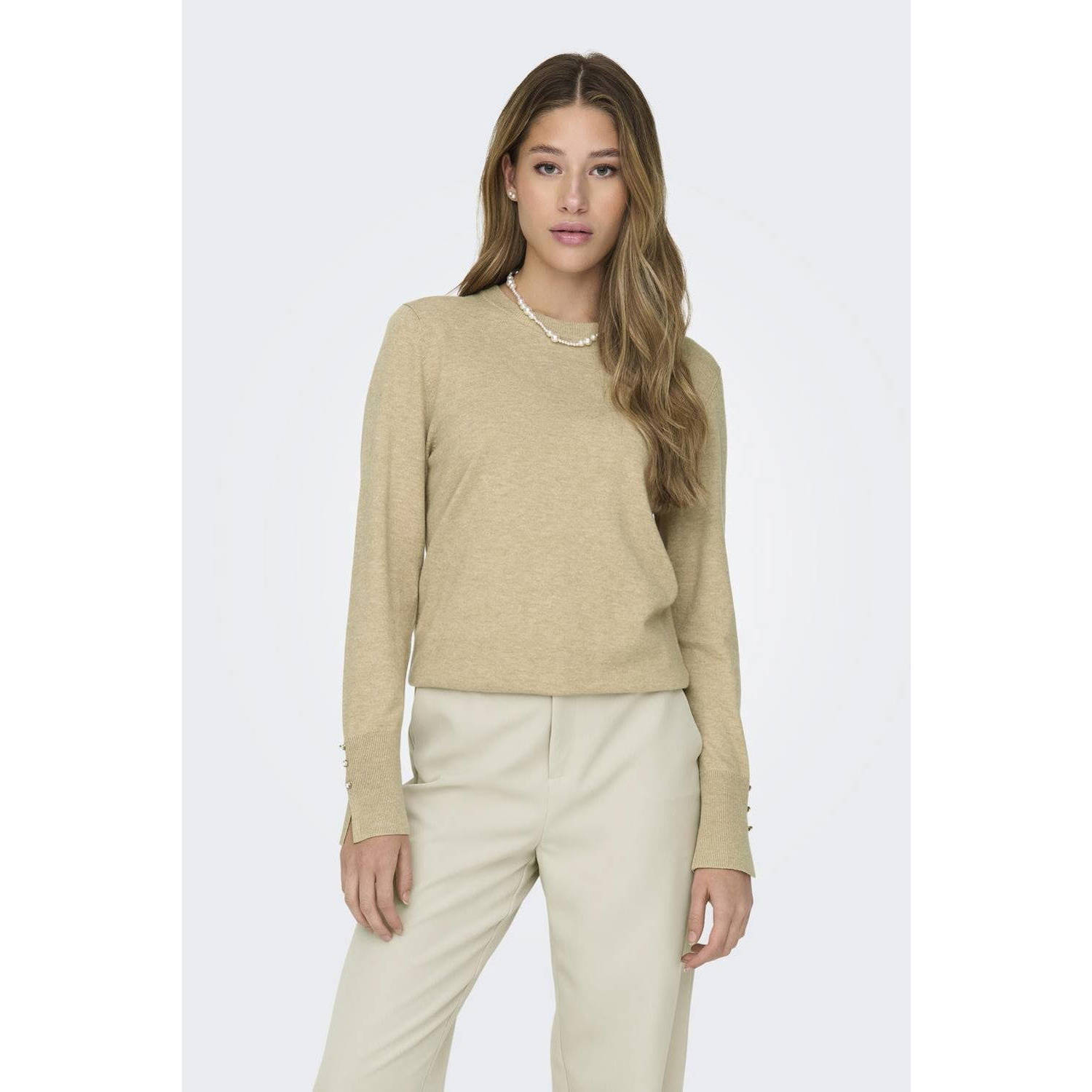 JDY pullover beige