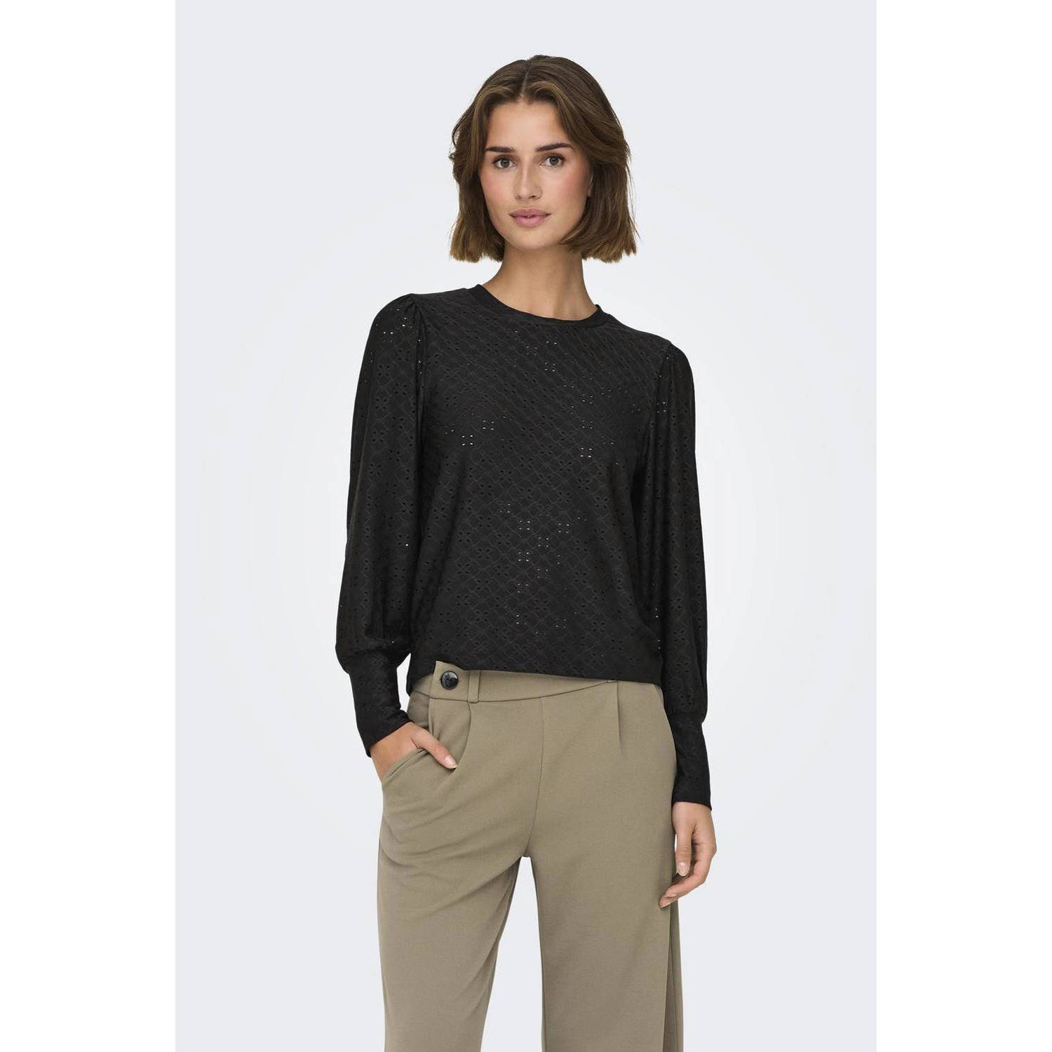 JDY top CATHINKA zwart