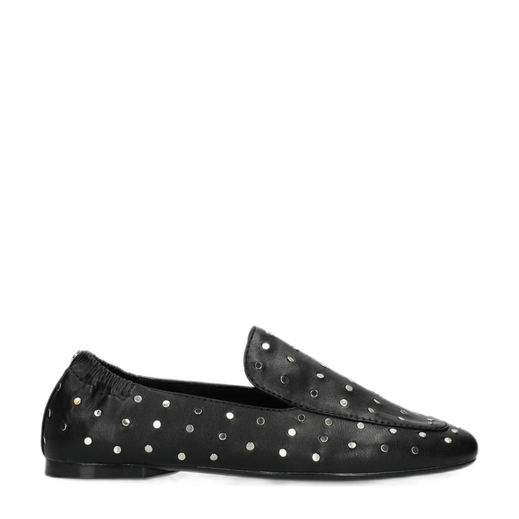 Zwarte dames Mexx Rozy Lemon loafers van imitatieleer