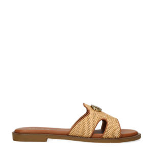 Nyla Zumo  slippers cognac/beige