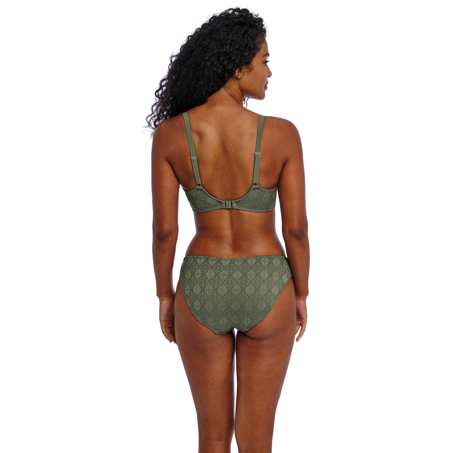Freya voorgevormde beugel bikinitop Nomad Nights kakigroen
