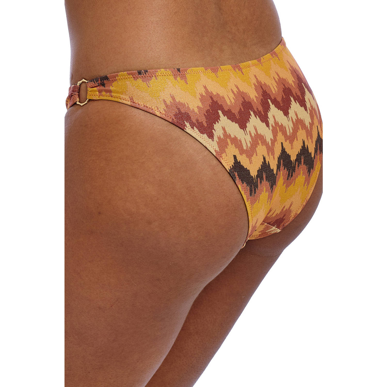 Freya bikinibroekje Arizona met lurex bruin beige goud