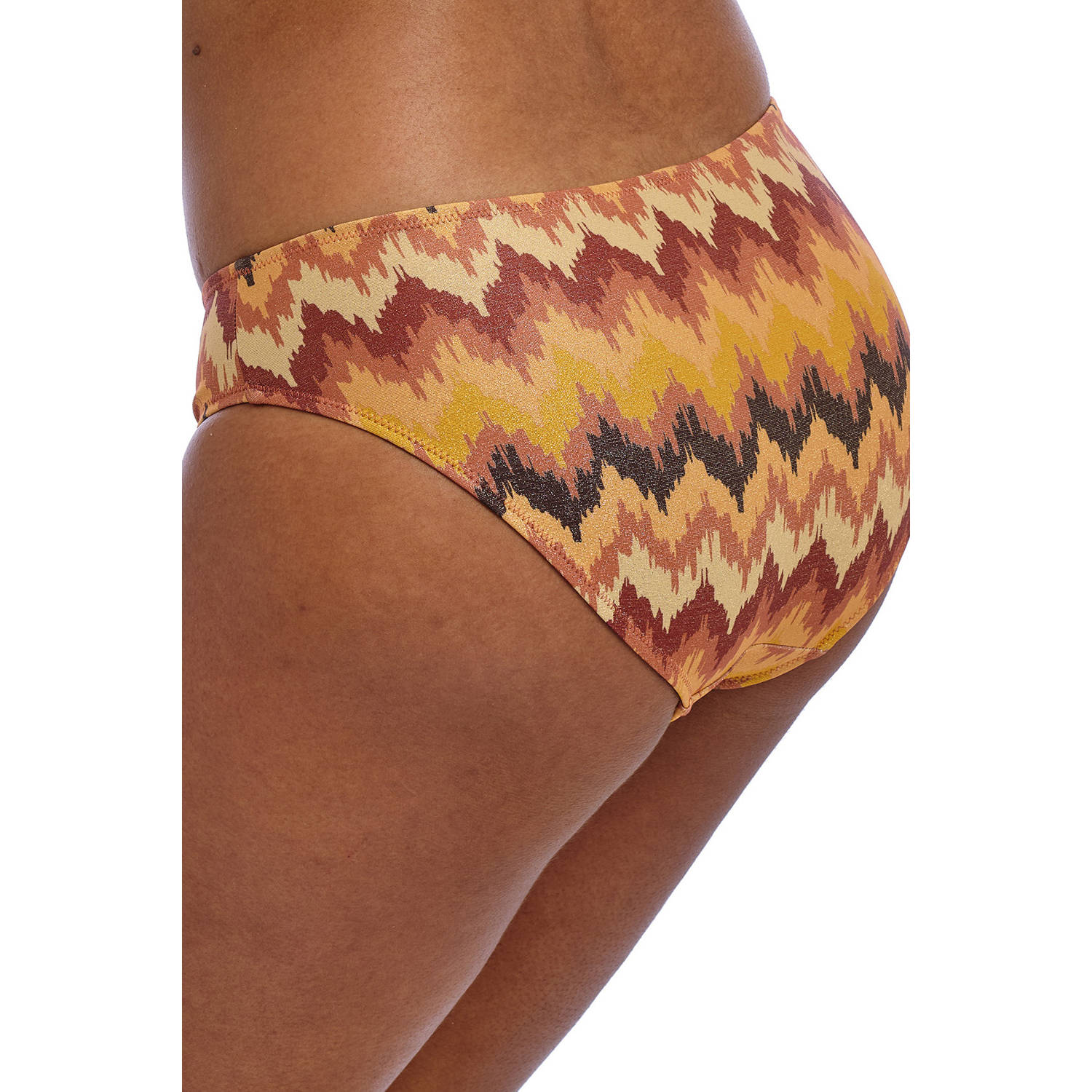 Freya bikinibroekje Arizona met lurex bruin beige goud