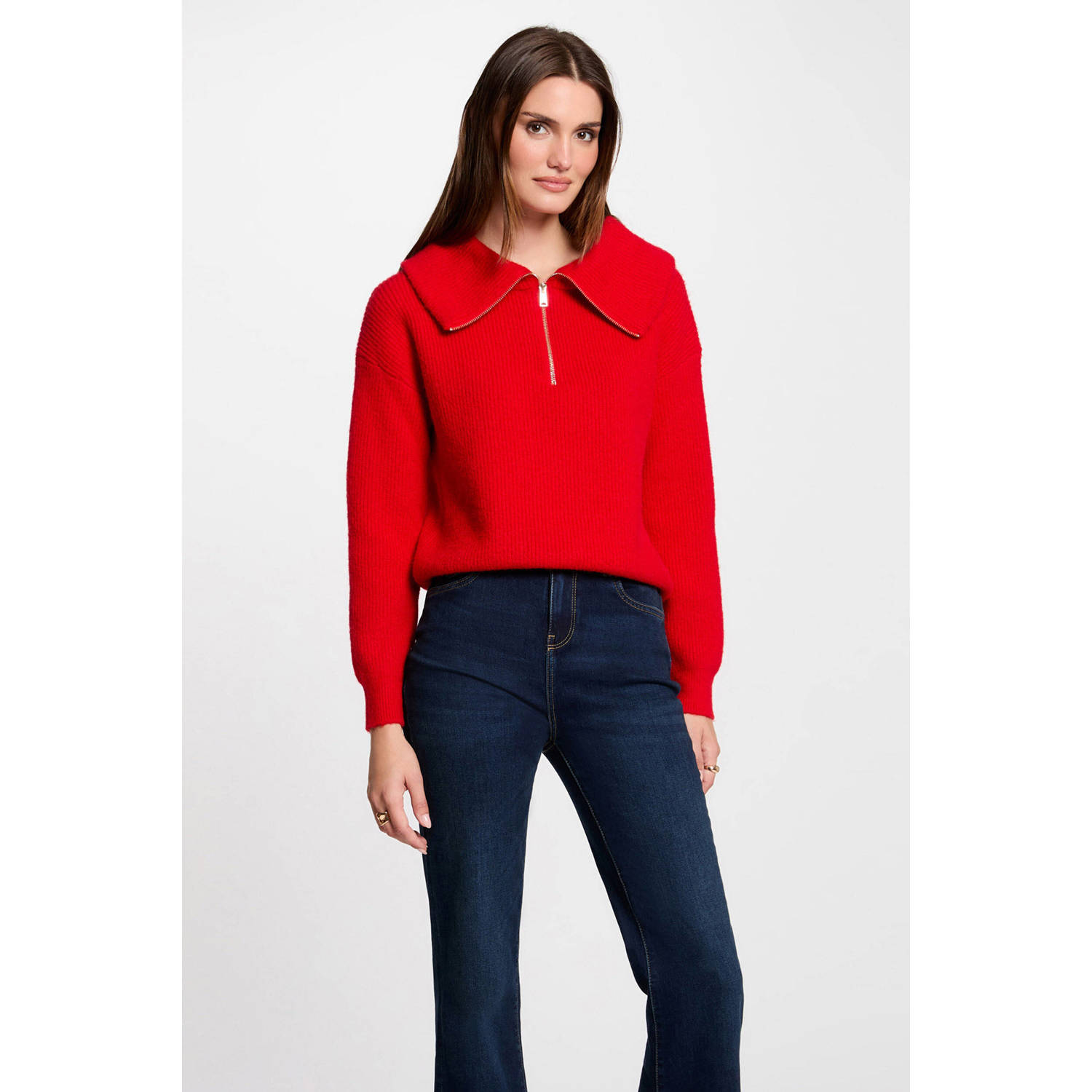 Morgan gebreide trui rood