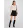 Morgan regular waist casual short zwart met lurex