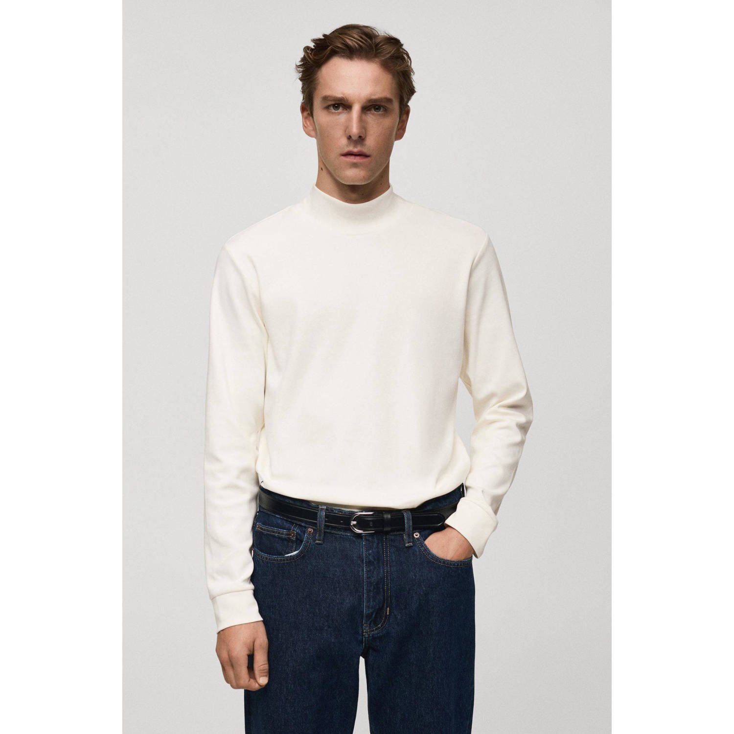 Mango Man sweater ecru
