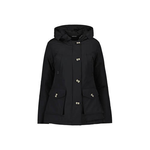 Airforce gewatteerde winterjas 4 POCKET PARKA zwart afbeelding