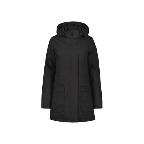 Airforce gewatteerde winterjas SLIMFIT PARKA zwart afbeelding