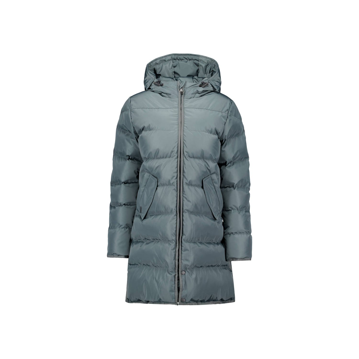 Airforce gewatteerde winterjas JADE JACKET grijsgroen