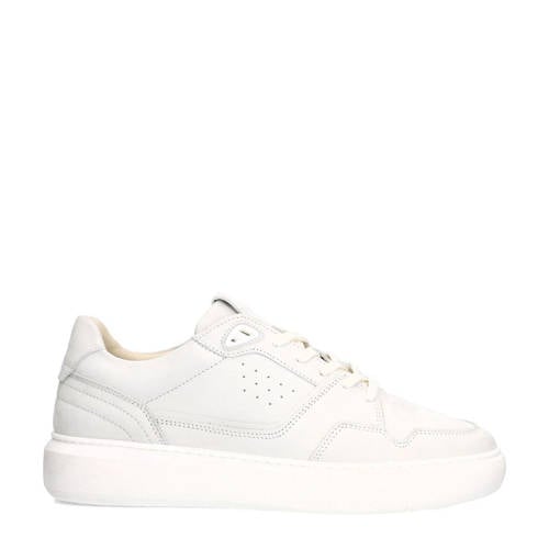 Manfield nubuck sneakers wit afbeelding