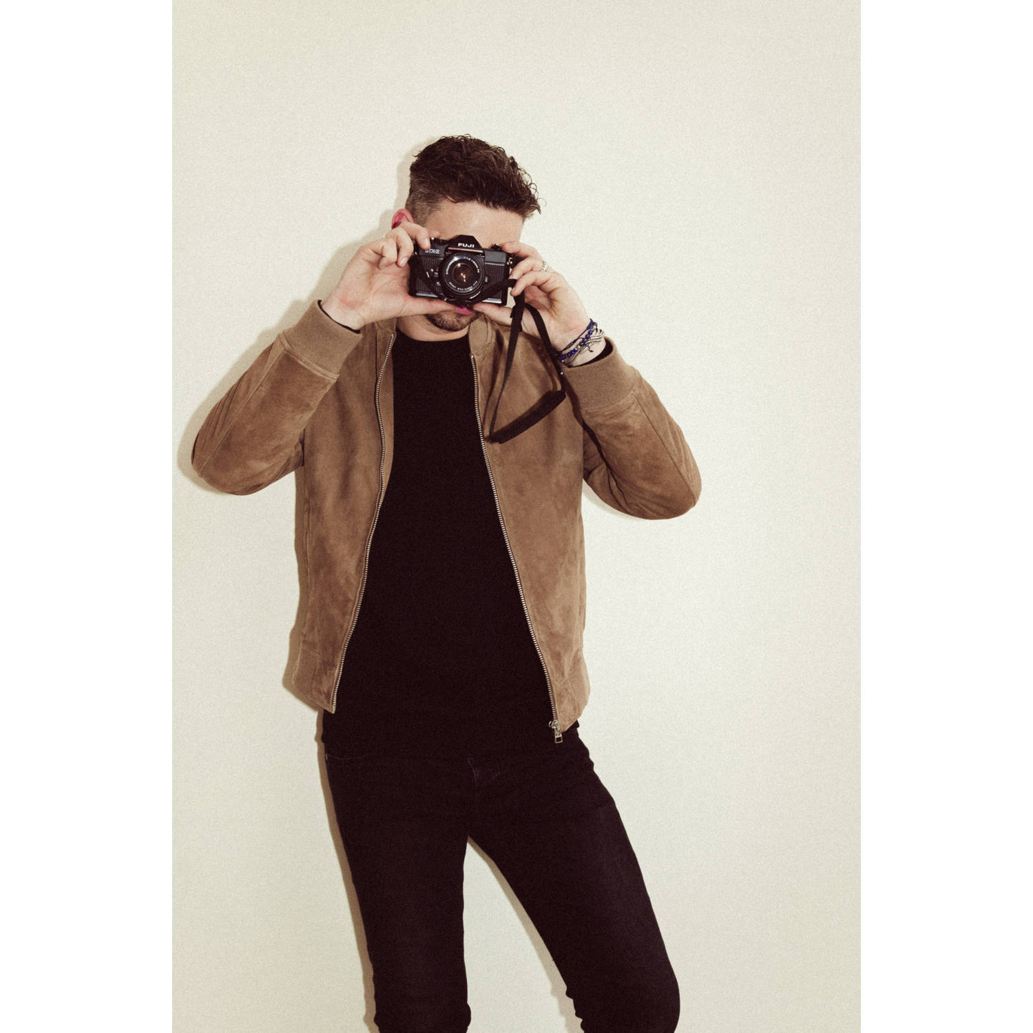 Goosecraft bomberjack John van suede bruin