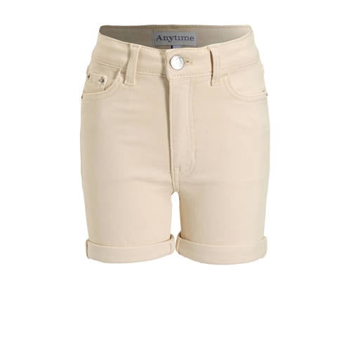 anytime denim short ecru afbeelding