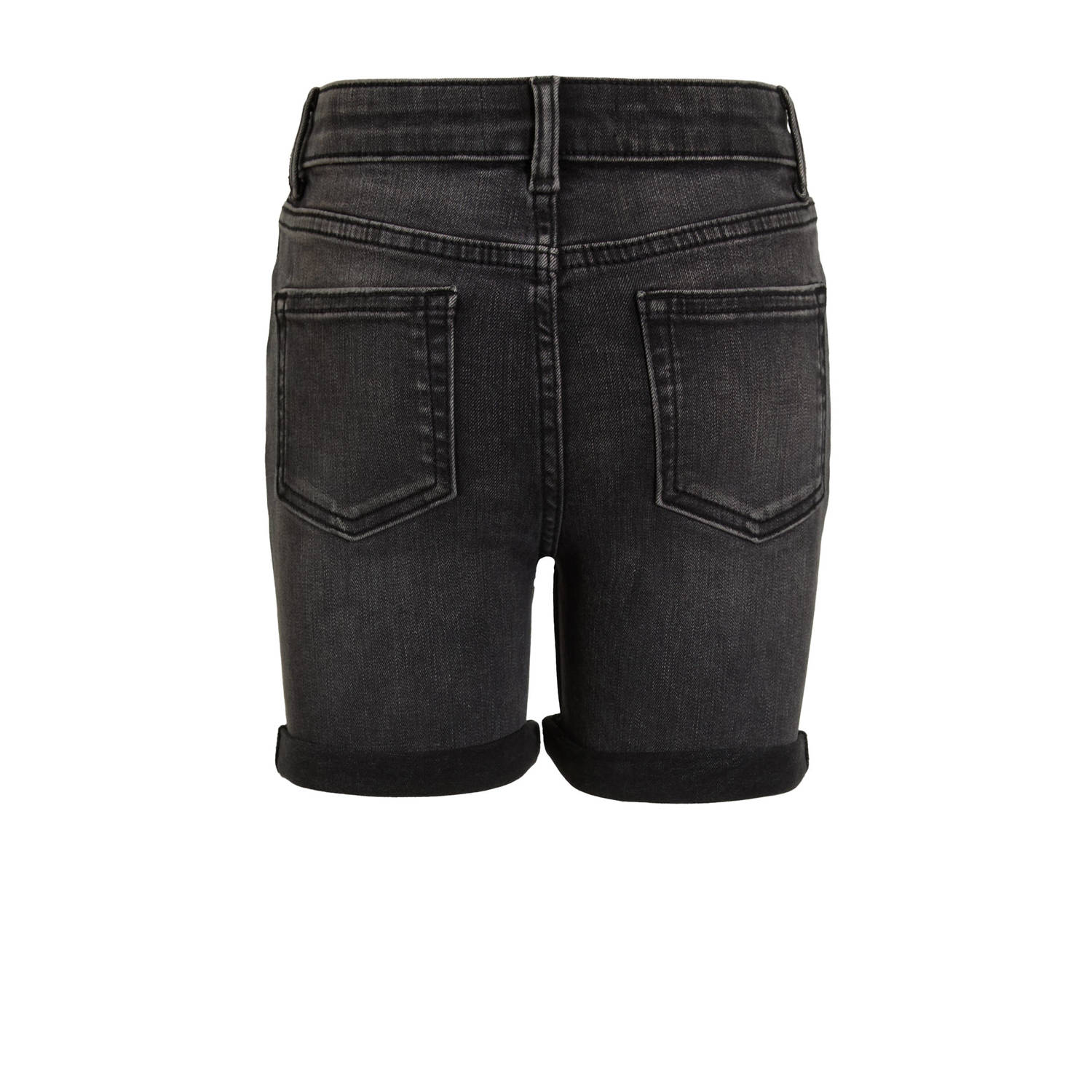anytime denim short grijs