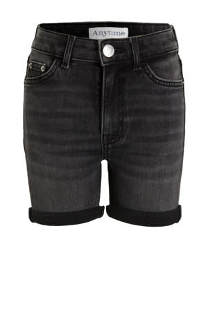 denim short grijs