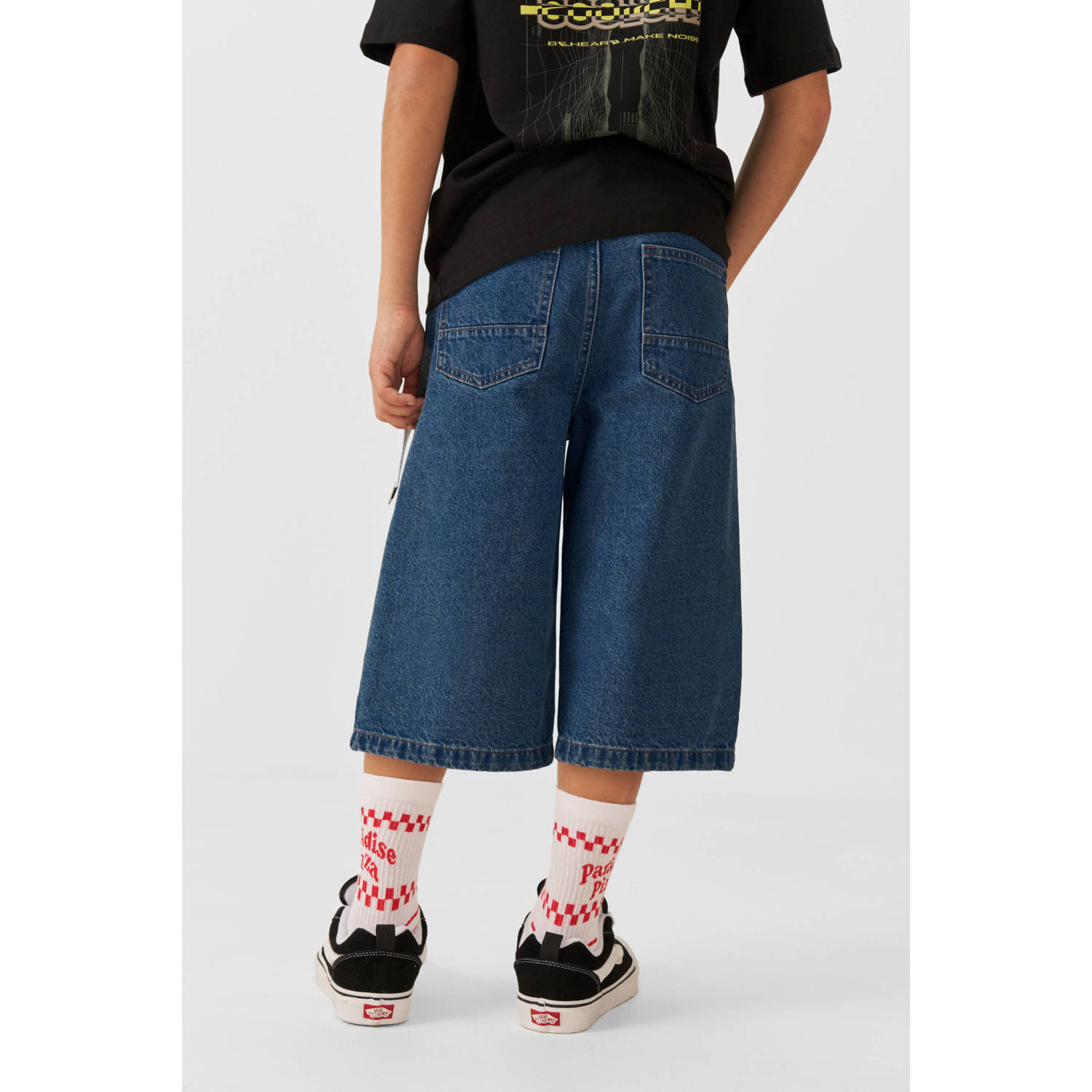 Coolcat oversized skater short Justin blauw