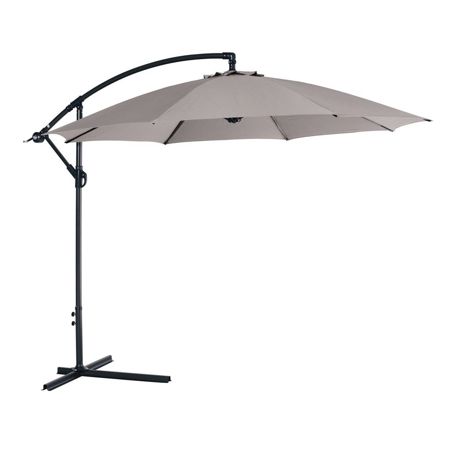 Garden Impressions Athene parasol Ã˜300 carbon black sand
