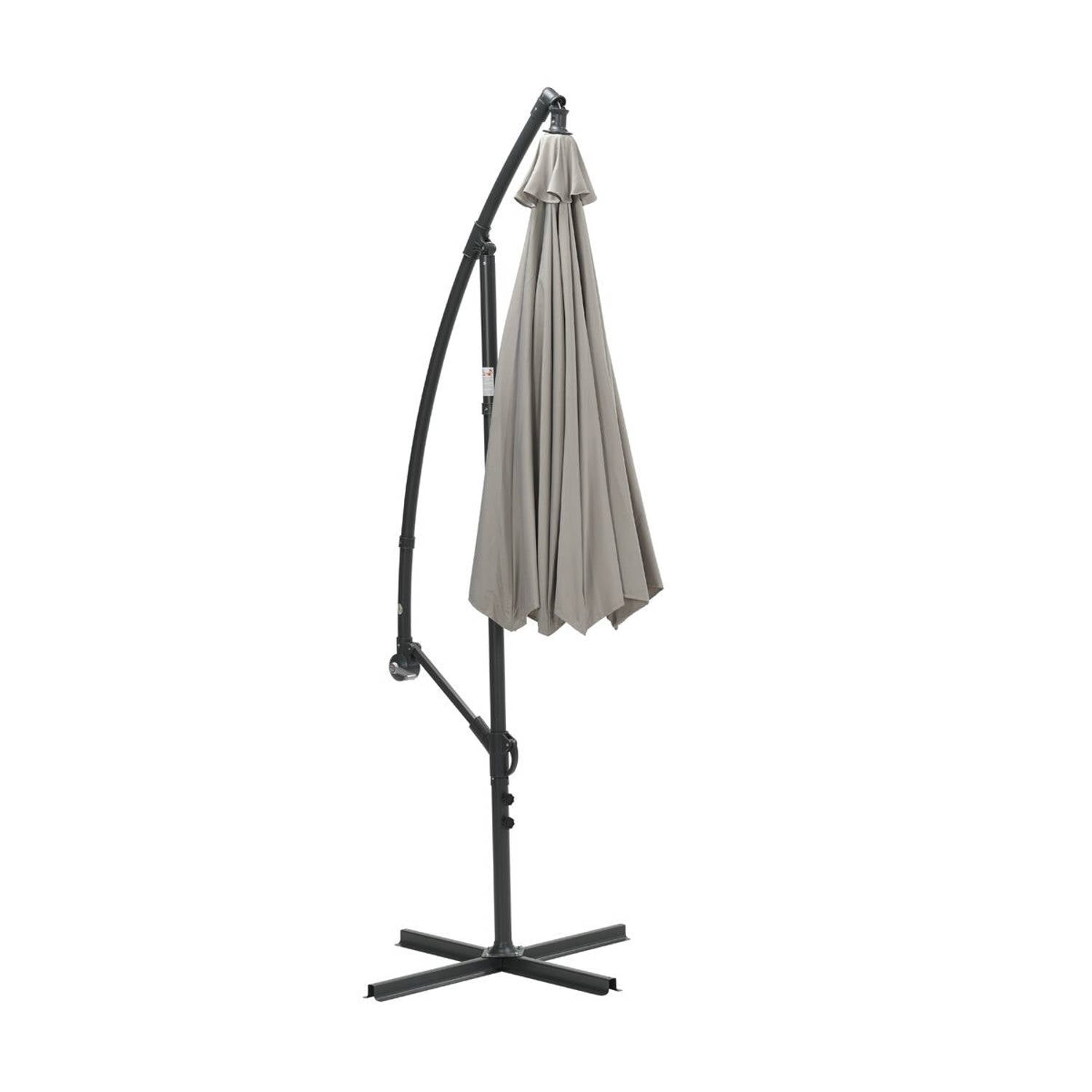 Garden Impressions Athene parasol Ã˜300 carbon black sand