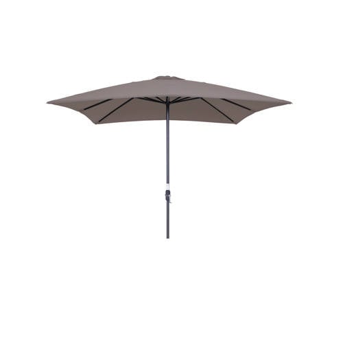 Garden Impressions Lotus parasol 250x250 - carbon black/ taupe afbeelding