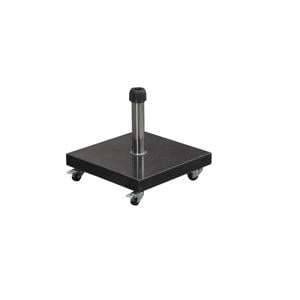 Eureka parasolvoet 60 kilo graniet black polished