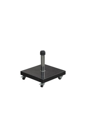 Eureka parasolvoet 60 kilo graniet black polished
