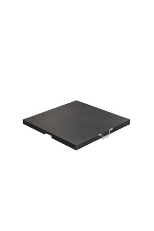 Hawaii S parasolvoet 60 kilo graniet black polished